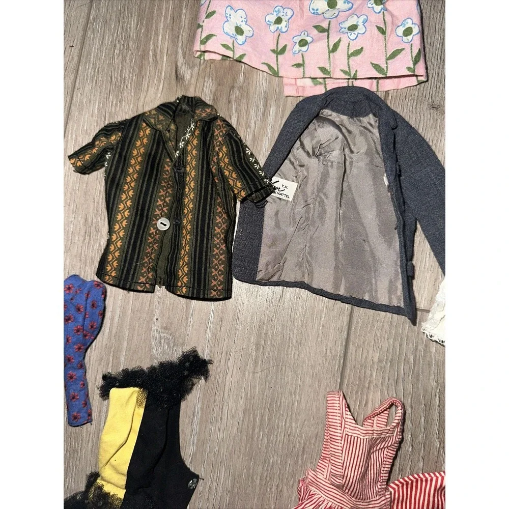 19 PCs Vintage Barbie & Ken Doll Clothing Lot Dresses‎ Outfits